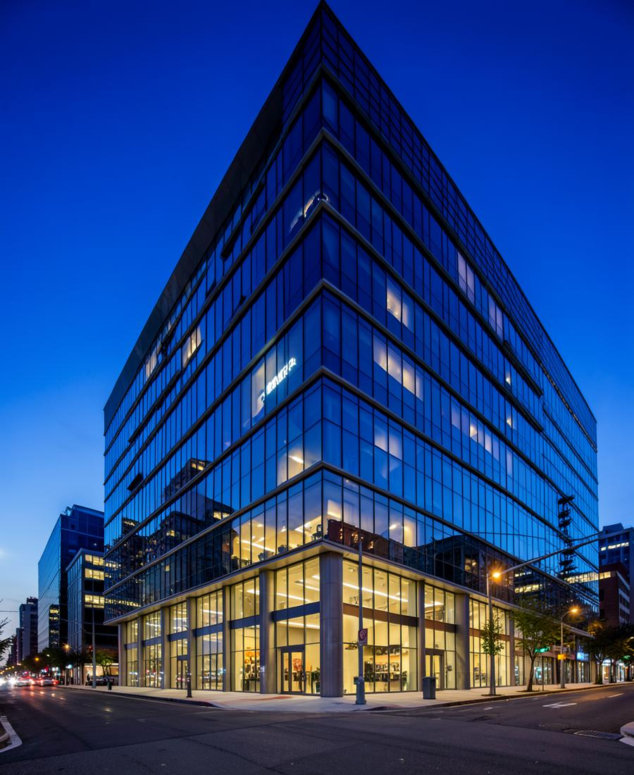 Commercial building exterior